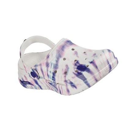 Női Skechers Foamies: Arch Fit - Hippie Mania Slip Ons Fehér Lila | HU56298