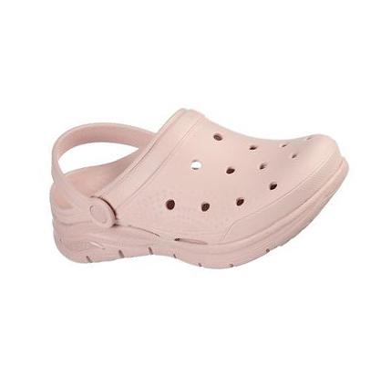 Női Skechers Foamies: Arch Fit - It's A Fit Slip Ons Rózsaszín | HU5379D