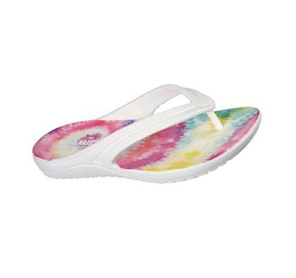 Női Skechers Foamies: Bay Breeze - Spontaneous Szandál Fehér Színes | HU43558