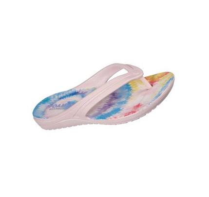 Női Skechers Foamies: Bay Breeze - Spontaneous Szandál Világos Rózsaszín | HU4367Q
