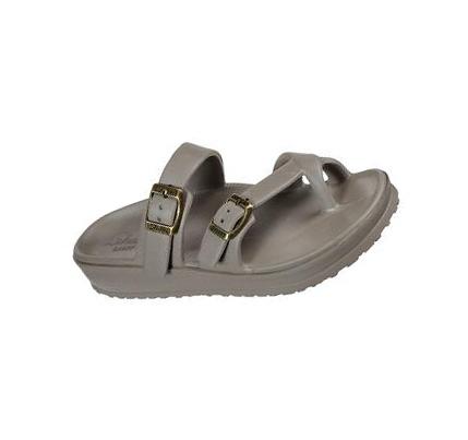 Női Skechers Foamies: Cali Breeze 2.0 - Carefree Szandál Szürke Barna | HU4201B