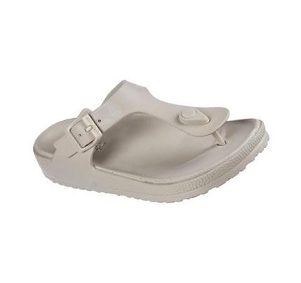 Női Skechers Foamies: Cali Breeze 2.0 - Newport Coast Szandál Bézs | HU4226L
