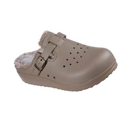 Női Skechers Foamies: Cali Breeze 2.0 Bélelt - Cozy Chic Papucs Barna | HU6578A