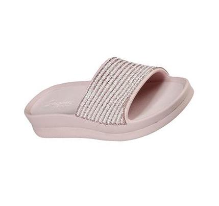 Női Skechers Foamies: Cali Charm - Be Fancy Szandál Rózsaszín | HU42518