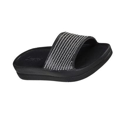 Női Skechers Foamies: Cali Charm - Be Fancy Szandál Fekete | HU4253B