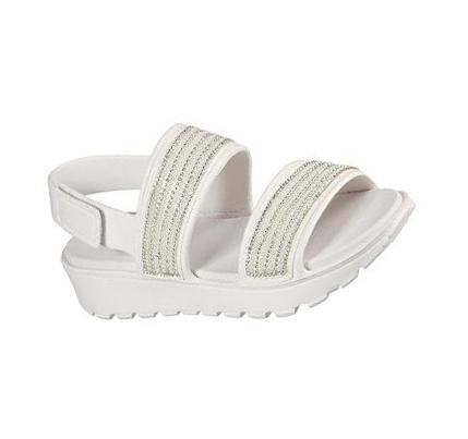Női Skechers Foamies: Footsteps - How Extra Szandál Fehér | HU4078B