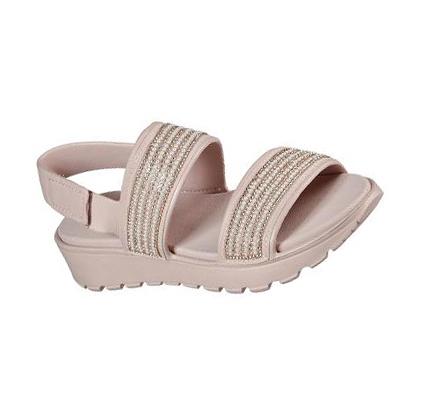 Női Skechers Foamies: Footsteps - How Extra Szandál Rózsaszín | HU4080A