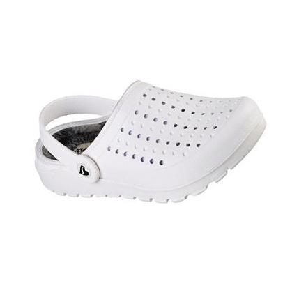 Női Skechers Foamies: Footsteps Slip Ons Fehér | HUI371E
