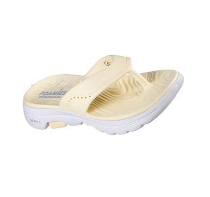 Női Skechers Foamies: GO WALK 5 - Fall for It Szandál Sárga | HU43280