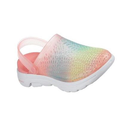 Női Skechers Foamies: GO WALK 5 - Happy Hues Slip Ons Színes | HUI6714