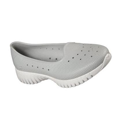 Női Skechers Foamies: GO WALK Smart - Sleek N Stílusok Slip Ons Szürke | HUI846A