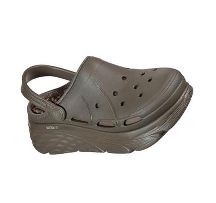 Női Skechers Foamies: Max Cushioning Bélelt - Tiger Eye Slip Ons Barna | HUI0710