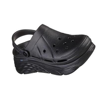 Női Skechers Foamies: Max Cushioning - High Tide Slip Ons Fekete | HU8029G