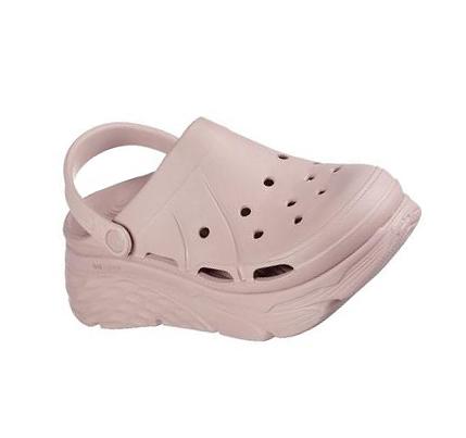 Női Skechers Foamies: Max Cushioning - High Tide Slip Ons Rózsaszín | HUI0214