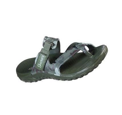Női Skechers Foamies: Reggae - Rainforest Szandál Olivazöld | HU4417D