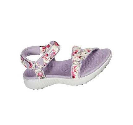 Női Skechers GO GOLF 600 Sandal - Garden Golf Cipő Lila | HU3326A