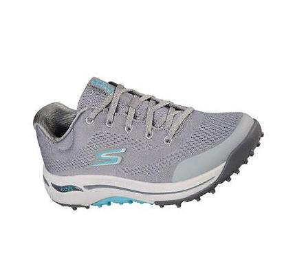 Női Skechers GO GOLF Arch Fit - Balance Golf Cipő Szürke Kék | HU3553D