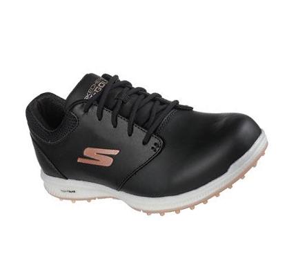 Női Skechers GO GOLF Elite 4 Hyper Golf Cipő Fekete Rózsaszín Arany | HU3430A