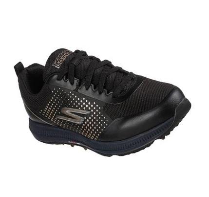 Női Skechers GO GOLF Elite 5 Sport Golf Cipő Fekete Arany | HU3526C