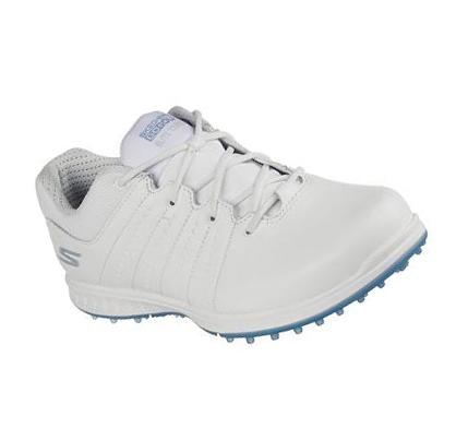 Női Skechers GO GOLF Elite Tour SL Golf Cipő Fehér Kék | HU3401G