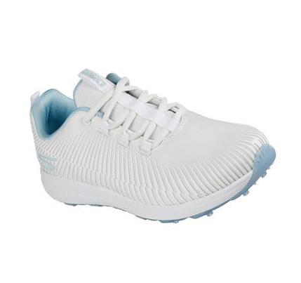 Női Skechers GO GOLF Max - Swing Golf Cipő Fehér Kék | HU33678