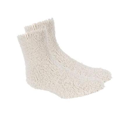 Női Skechers GO LOUNGE Furry Crew - 2 Pack Zokni Fehér | HU3447B