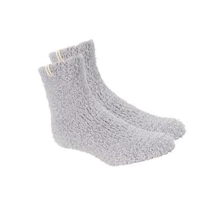Női Skechers GO LOUNGE Furry Crew - 2 Pack Zokni Szürke | HU34590