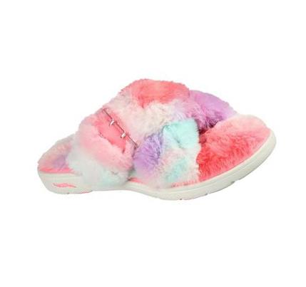Női Skechers GO Lounge: Arch Fit Lounge - Excite Papucs Rózsaszín Színes | HU58030