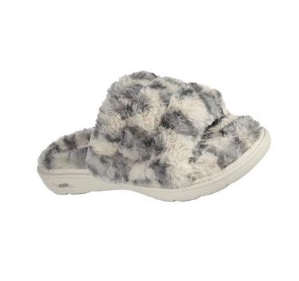 Női Skechers GO Lounge: Arch Fit Lounge - Furrreal Papucs Fehér | HU5828W