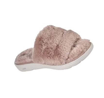 Női Skechers GO Lounge: Arch Fit Lounge - Unwind Papucs Szürke | HU58425