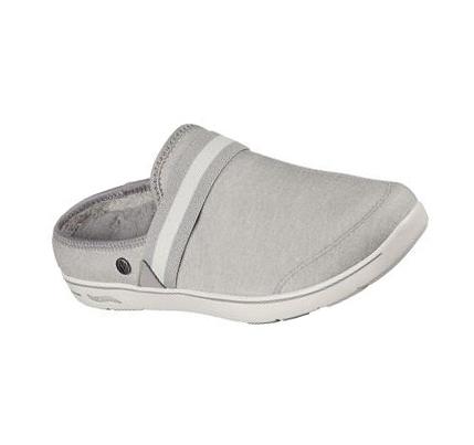 Női Skechers GO Lounge: Arch Fit Lounge - Comfy Papucs Szürke | HU5930K