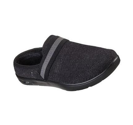 Női Skechers GO Lounge: Arch Fit Lounge - Comfy Papucs Fekete Szürke | HU5942L