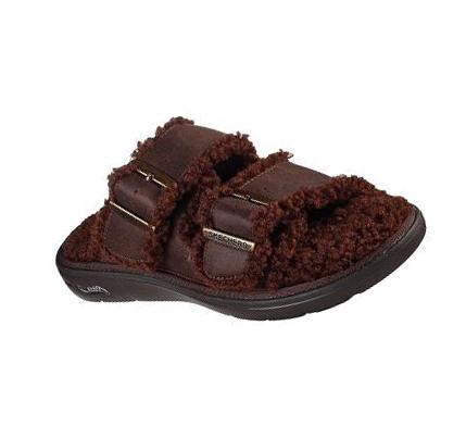 Női Skechers GO Lounge: Arch Fit Lounge - Adorable Slip Ons Csokoládé | HU7379G