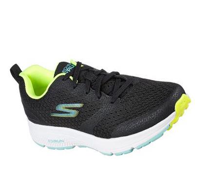 Női Skechers GO RUN Consistent - Intensify-X Edzőcipő Fekete Zöld | HUA298S