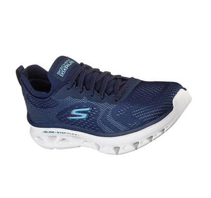 Női Skechers GO RUN Glide-Step Flex - Skylar Futócipő Sötétkék | HU79090