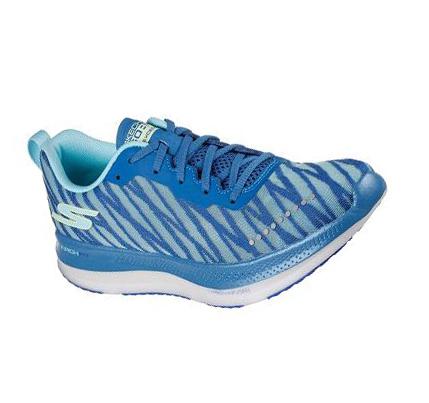 Női Skechers GO RUN Razor Excess 2 Futócipő Kék | HU55233