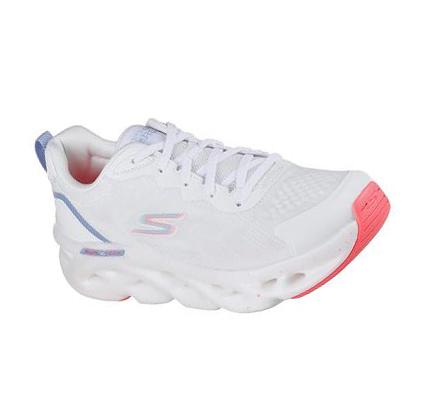 Női Skechers GO RUN Swirl Tech - Outbreak Edzőcipő Fehér Fekete | HUA448W