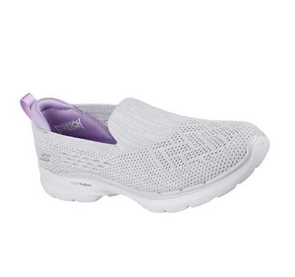 Női Skechers GO WALK 6 - Valerie Gyalogló Cipő Szürke Levendula | HU5848A