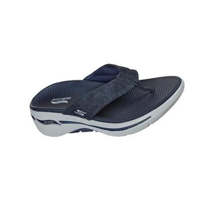 Női Skechers GO WALK Arch Fit - Astound Szandál Sötétkék Szürke | HU5455G