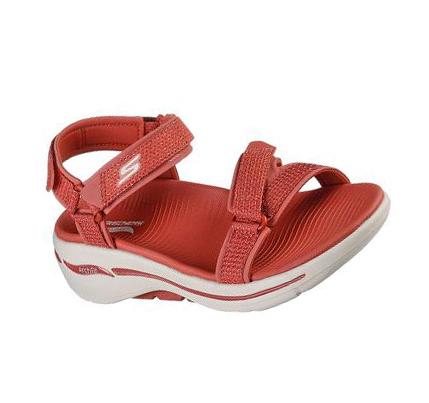 Női Skechers GO WALK Arch Fit - Cruise Around Szandál Piros | HU5255P