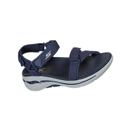 Női Skechers GO WALK Arch Fit - Cruise Around Szandál Sötétkék | HU5267B