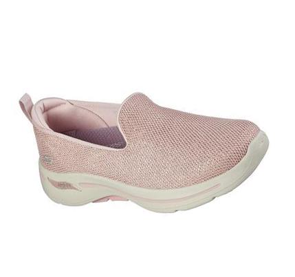 Női Skechers GO WALK Arch Fit - Vividly Gyalogló Cipő Lila | HU47630