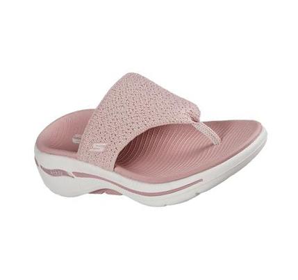 Női Skechers GO WALK Arch Fit - Weekender Szandál Lila | HU54265