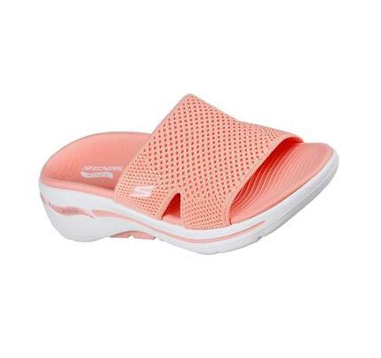 Női Skechers GO WALK Arch Fit - Worthy Szandál Korall | HU5376R