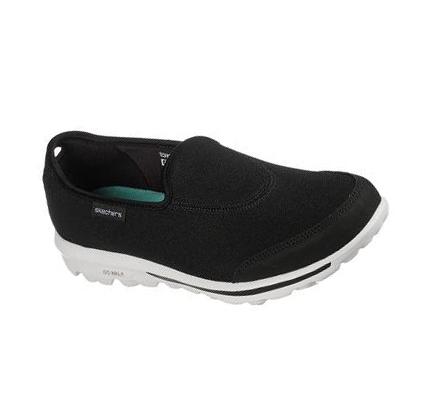 Női Skechers GO WALK Classic - Ideal Sunset Gyalogló Cipő Fekete Fehér | HU4838K
