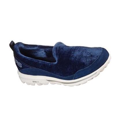 Női Skechers GO WALK Classic - Swanky Papucs Sötétkék | HU5976B