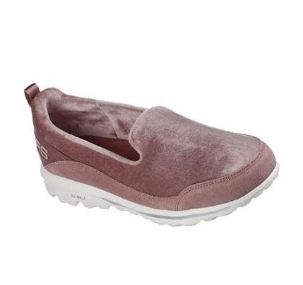 Női Skechers GO WALK Classic - Swanky Papucs Lila | HU5978A
