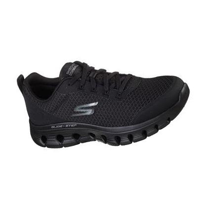 Női Skechers GO WALK Glide-Step Flex - Summer Charm Gyalogló Cipő Fekete | HU6048C