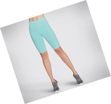 Női Skechers GO WALK HW 10 Inch Bike Rövidnadrág Türkiz | HU6009P