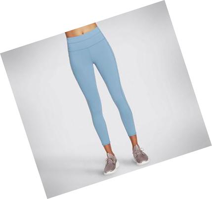 Női Skechers GO WALK HW 7/8 Leggings Kék | HU62845